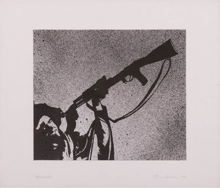 Felice Levini   (Roma, 1956 - ) Eternità 1999Acquaforte cm 20x23 e cm 34x39