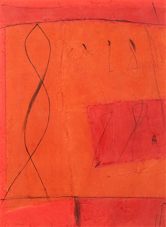 TommasoCascella   (Ortona, 07/09/1892 - Milano, 31/08/1989) Mangiare il fuoco Acquaforte cm 100x70 e cm 107x77