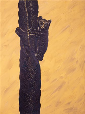Dario Passi  (Roma, 1939 - Roma, 2018) 
Karokoala 1993
Olio su tela cm 200x150 