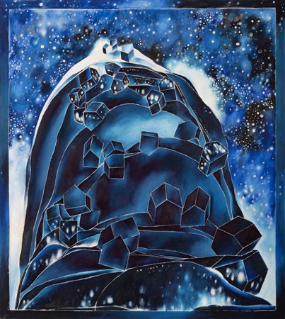 Marcello Jori  (Merano, 1951 - ) 
A capo d'anno 2006
Acrilico su tela cm 120x100