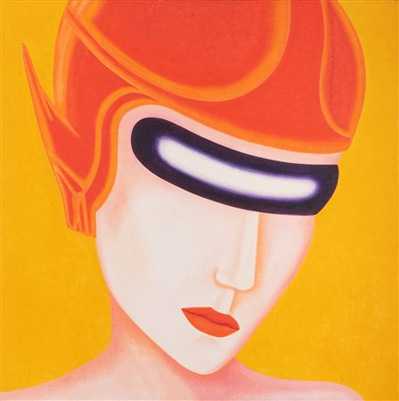 Tommado Lisanti  (Matera, 1956 - ) Senza titolo 2001Acrilico su tela cm 100x100