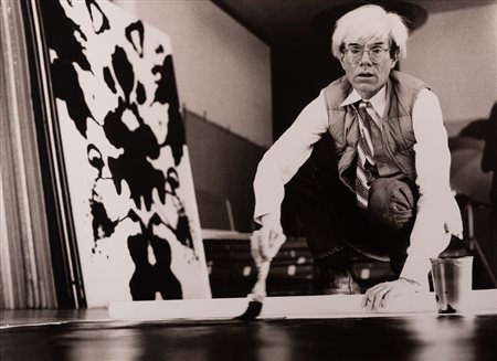 Gerald Bruneau  (Montecarlo, 1947 - ) 
Andy Warhol 
Fotografia b/n 72x 100 cm e 79x106 cm
