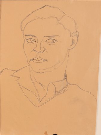 Rosai Ottone  (Firenze, 28/04/1895 - Ivrea, 13/05/1957) 
Ritratto 1952
Grafite su carta 48x33,8 cm