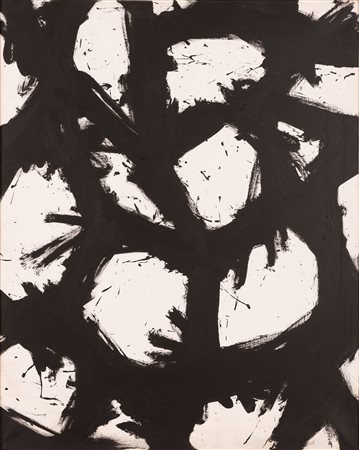 Giovanni Asdrubali  (Tuscania, 1955 - ) 
Composizione in bianco e nero 2005
Tecnica mista su tela cm 100x100 e cm 118x118