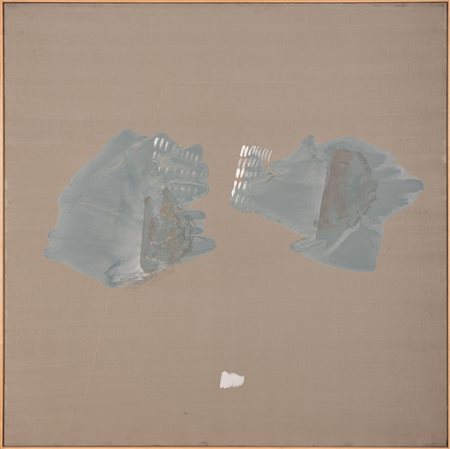 Vasco Bendini  (Bologna , 1922 - Roma, 2015) Senza titolo 1979Olio su tela cm 100x100