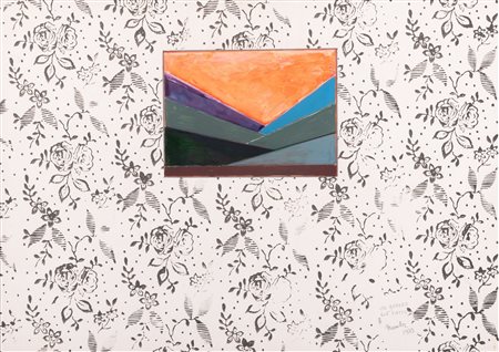 Renato Mambor  (Roma, 1936 - Roma, 2014) 
Un quadro già fatto, 1989 1989
Mista su carta cm 49x69 