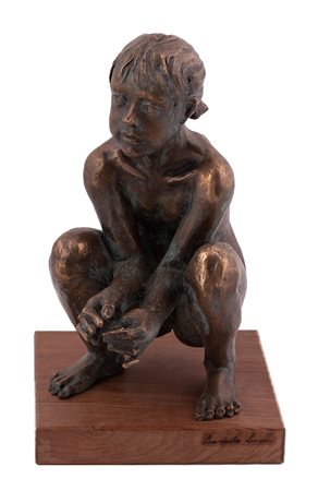 Leonardo Lucchi  (Cesena, 1952 - ) 
Figura femminile 
Bronzo cm 39 (base cm 43)