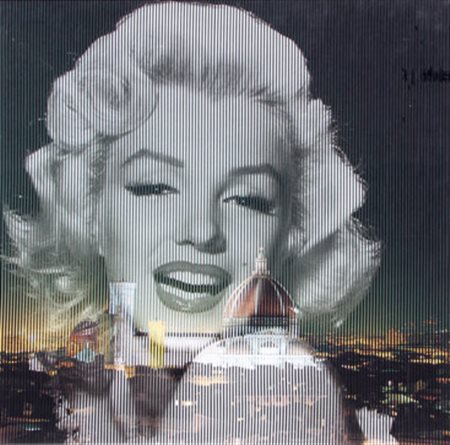 MALIPIERO (Piero Maffessoli) (Brescia 1934.) Osmosi Marilyn Monroe - Firenze,...
