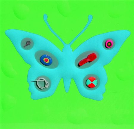 NUCARA Renzo (Crema, 1948) Butterfly effect, 2012 carta, smalto, resine e...