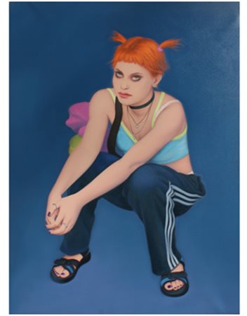 D'AMARO Valentina (Massa 1966) Senza titolo, 2000 acrilico su tela cm. 120 X...