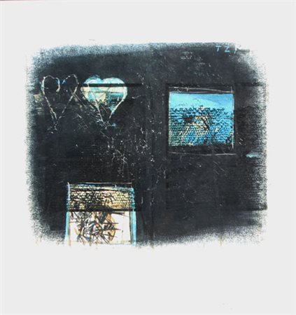 CELIBERTI Giorgio (Udine 19/11/1929) Dispersi frammenti d'idea tecnica mista...