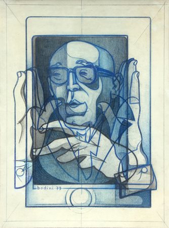 BODINI Floriano (Gemonio 1933 - Milano 2005) Luce, 1979 tecnica mista su...