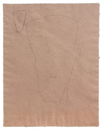 BROWN James (Los Angeles, 1951) Senza titolo, 1985 matita su cartoncino cm....