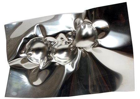 XHIXHA Helidon (Durazzo, 1970) Luce, 2008 acciaio inox lucidato a specchio...