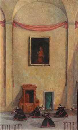 CAFFE' Nino (Alfedena 1909 - Pesaro 1975) Preparativi per la cerimonia, 1959...