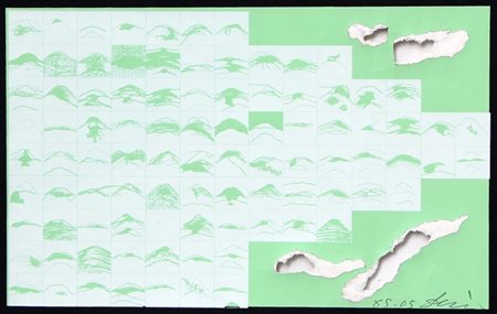 SHIMAMOTO Shozo (Osaka 01/01/1928) Senza titolo, 1985/2005 tecnica mista su...