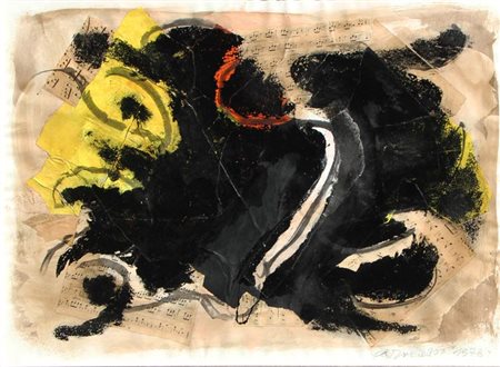 CARMASSI Arturo (Lucca 02/07/1925) Senza titolo, 1978 tecnica mista su...