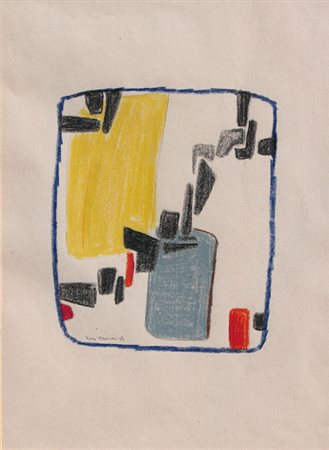 VERONESI Luigi (Milano 28/05/1908 - Milano 25/02/1998) Senza titolo, 1956...