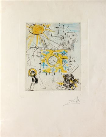 DALI' Salvador (Figueres 11/05/1904 - Figueres 23/01/1989) Il cavaliere...