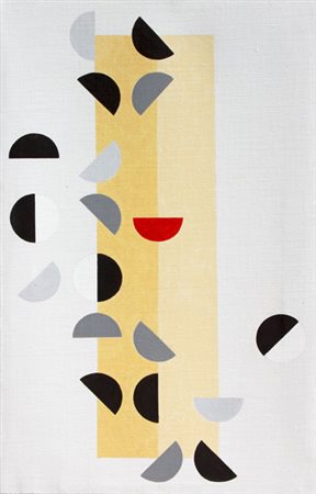 NANGERONI Carlo (New York, 1922) Oscillante, 2005 acrilico su tela cm. 70 X...