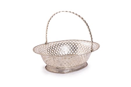 Cestino in argento, Londra 1753