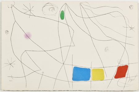 MIRO' JOAN (1893 - 1983) - Dalla suite L'Issue Dérobé.