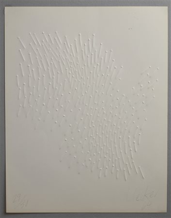 UECKER GUNTHER (n. 1930) - Senza titolo.