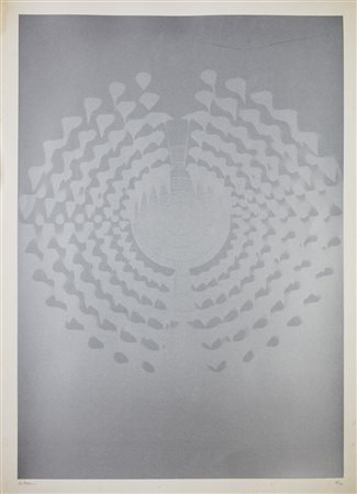 CASTELLANI ENRICO (1930 - 2017) - Dal manifesto della mostra alla Tokyo Gallery, Tokyo.