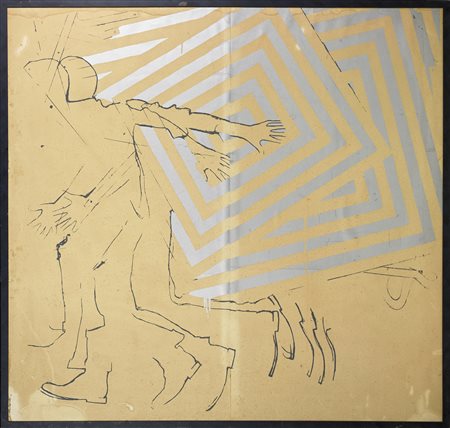 SCHIFANO MARIO (1934 - 1998) - Museo attraversato.