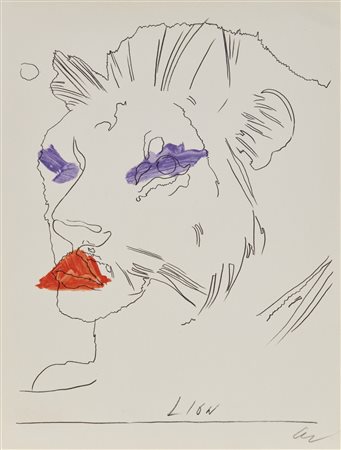 WARHOL ANDY (1928 - 1987) - Dalla serie Lo Zodiaco: Il Leone.