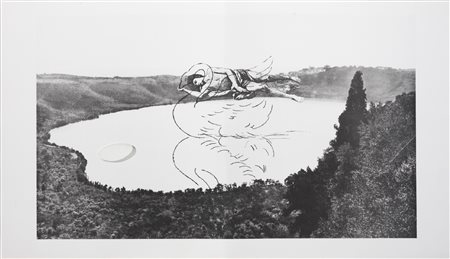 PAOLINI GIULIO (n. 1940) - L'exil du cygne.