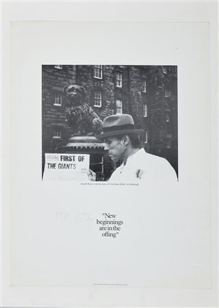 BEUYS JOSEPH (1921 - 1986) - New beginnings are in the offing.