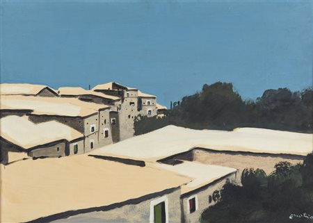  ENOTRIO (1920 - 1989) - Tetti e neve.
