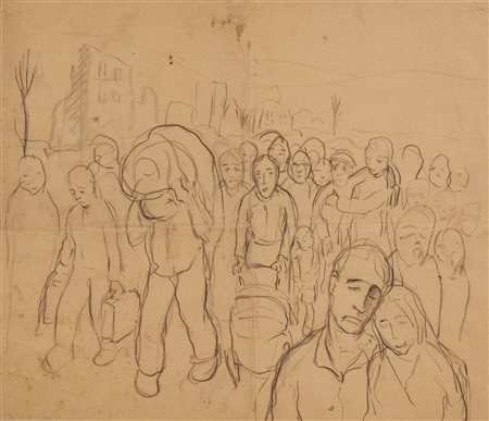 SCANAVINO EMILIO (1922 - 1986) - Senza titolo.