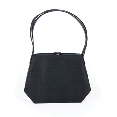 Sidonie Larizzi borsetta rigida in shantung di seta; completa di dust bag