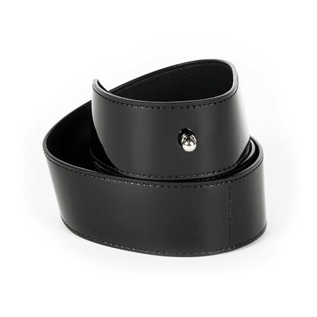 Louis Vuitton cintura a fascia in vernice nera