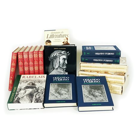 Lotto composto da 16 libri di argomento letterario