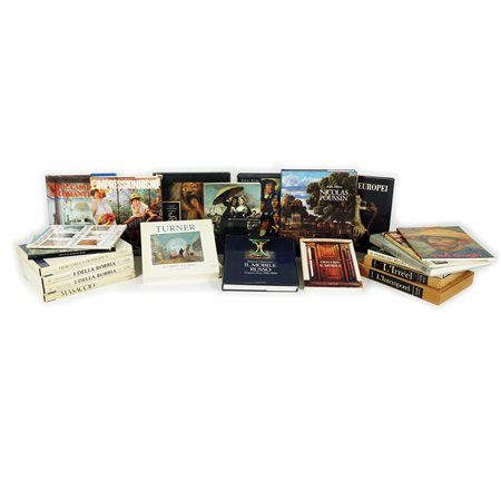 Lotto di 21 coffee books di argomento storico-artistico