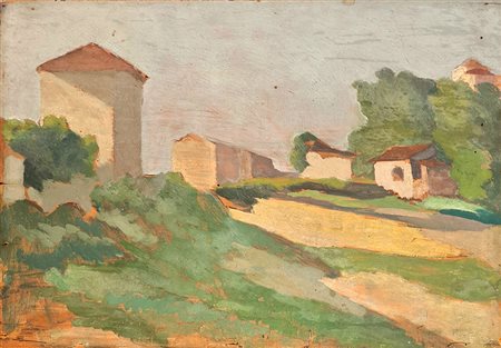 Francesco Menzio, Paesaggio, 1924