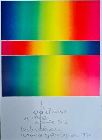 Getulio Alviani, Cromia Spettrologica, 1970