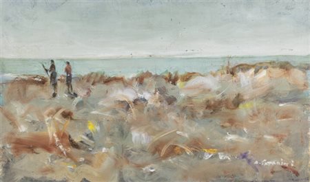 ALFREDO CATARSINI<BR>Viareggio (LU) 1899 - 1993<BR>"Paesaggio"