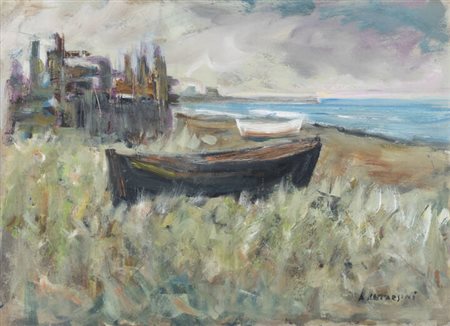 ALFREDO CATARSINI<BR>Viareggio (LU) 1899 - 1993<BR>"Marina" 1940
