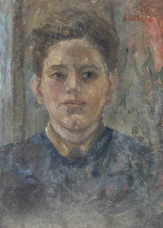 ALFREDO CATARSINI<BR>Viareggio (LU) 1899 - 1993<BR>"Ritratto" 1937