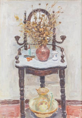 MASSIMO QUAGLINO<BR>Refrancore (AT) 1899 - 1982 Torino<BR>"La toilette"