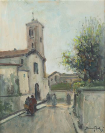 VENANZIO ZOLLA<BR>Colchester (Regno Unito) 1880 - 1961 Torino<BR>"Chiesetta"