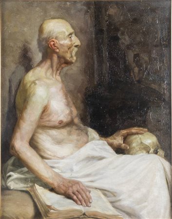 ROMOLO GARRONE<BR>Torino 1891 - 1959<BR>"San Gerolamo" 1923