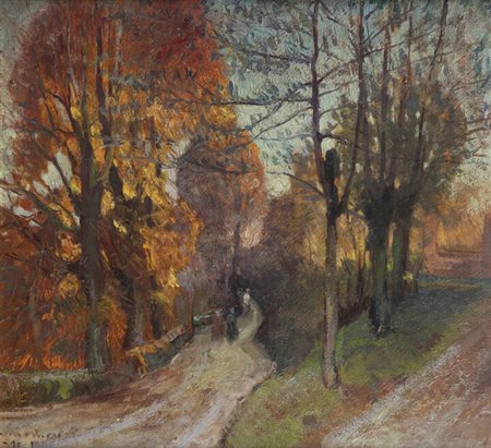 METELLO MERLO<BR>Milano 1886 - 1964 Torino<BR>"Santa Margherita Torino" novembre 1936