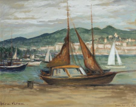 FELICE VELLAN<BR>Torino 1889 - 1976<BR>"Marina"