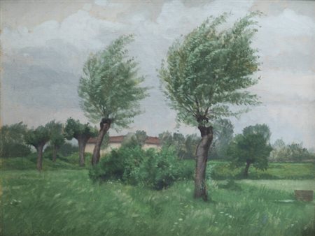 ADOLFO ROLLA<BR>Buenos Aires (Argentina) 1899 - 1967 Torino<BR>"Inizio di temporale"