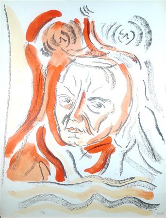 GUIDI VIRGILIO Roma 1891-Venezia 1984 “Autoritratto” 